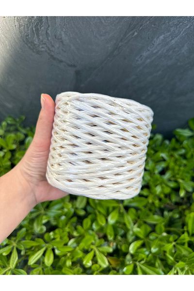 Yumuşakkeçe Χάρτινη τσάντα Raffia Πλεκτό σχοινί 200 γρ