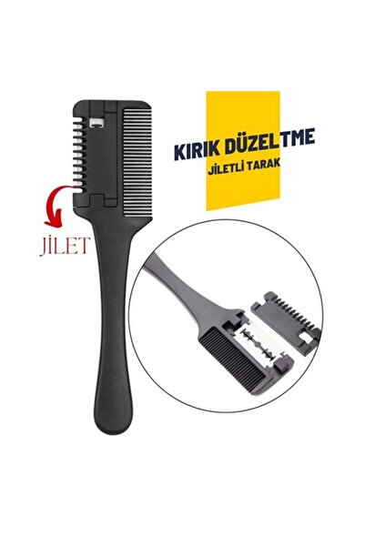 Genel Markalar Islak ve Kuru 6 Adet Saç Sakal Kırık Jiletli Ustura 5-10 Saç-S...