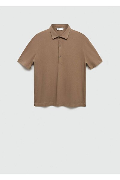 MANGO Man %100 pamuklu slim fit polo gömlek