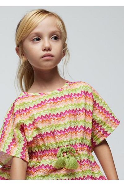 MAYORAL Caftan verde pentru fete 03942-081