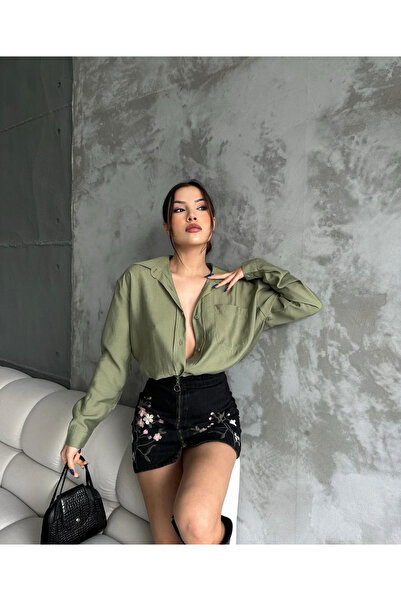 Ekim Store Cămașă simplă cu un singur buzunar