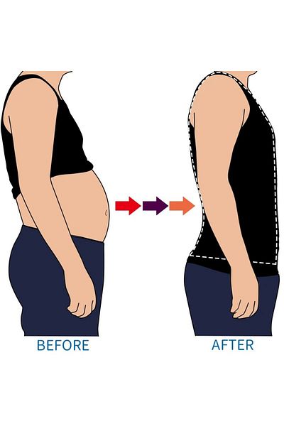 King Bee Slim Fit Firming Belly Waist Abdominal Corset Men's Athlete Corset Upright Posture Effective