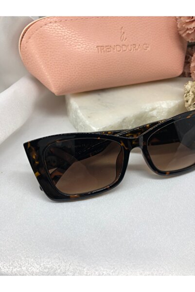 Di Caprio Ode Cat Eye Leopard Pattern Women's Sunglasses