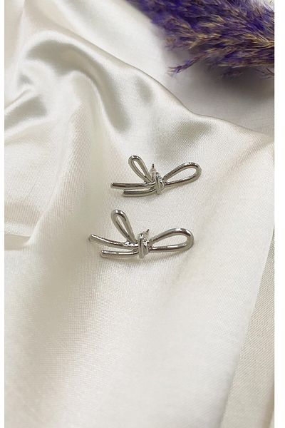 Eylülün Takısı Silver Colored Women's Pinterest Earrings
