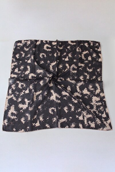 QUM İPEK Шарф з леопардовим принтом Soft Latte