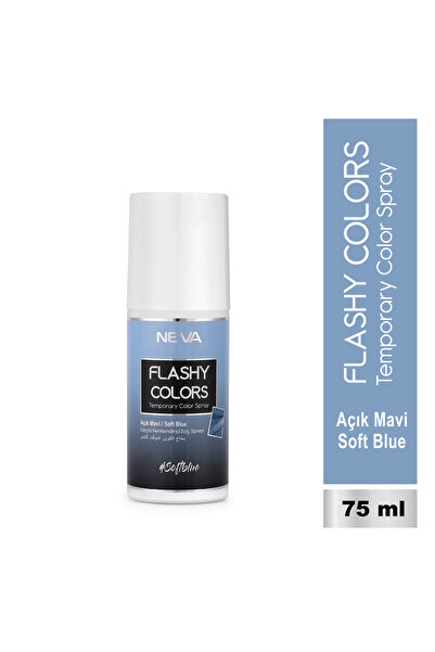 Neva Flashy Colors AÇIK MAVİ Geçici Renklendirici Saç Spreyi 75ml