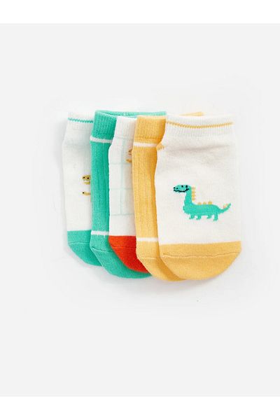 LC Waikiki LCW baby Printed Baby Boy Booties Socks Pack of 5