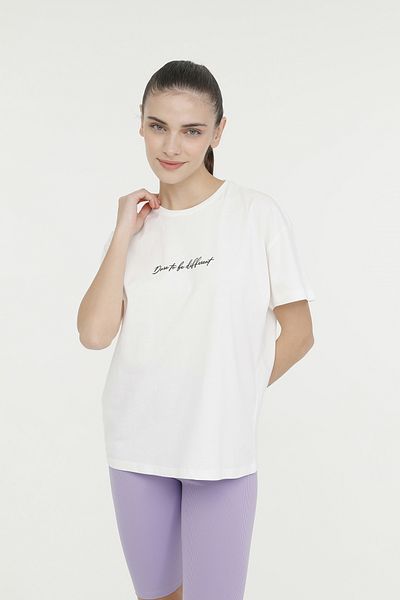 Kinetix WL HESTIA 11MDK403 4FX - Ecru Women's Short Sleeve T-Shirt