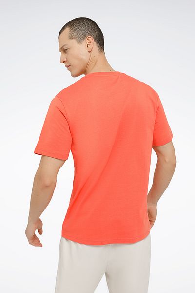 Reebok IDENTITY BIG LOGO Tricou portocaliu cu mânecă scurtă pentru bărbați