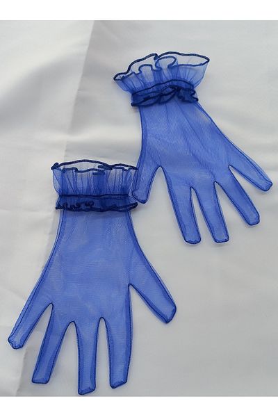 es moda shop Girl's Gloves - Saks Blue Baby Bella