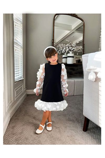 By Piera Rochie de sezon pentru copii tridimensională din tul 08196