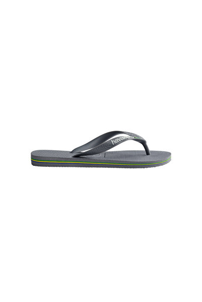 Havaianas HAVAINAS  BRASIL  LOGO  STEEL  GREY/STEEL  GREY