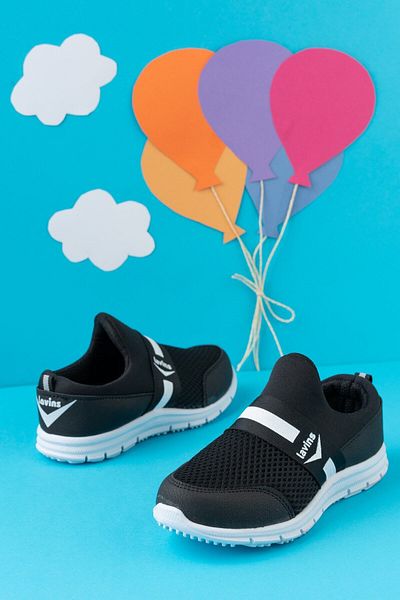 StWenn Tedy Guaranteed Unisex Copii Fără șireturi Comozi Flexibili Pantofi Sport Pantofi Sport Negri
