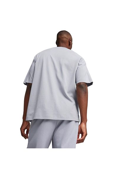 Puma Classics+ Ανδρικό μπλουζάκι σε γκρι casual στυλ 62427263