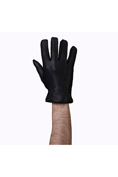 Altezzoso Stokholm Erkek Deri Kaşmir Eldiven