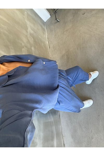 bymaestro woman Set de pantaloni Shalwar pentru cămașă cu hijab largi pentru femei