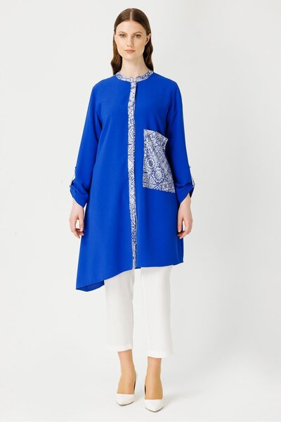 MÜSEMMA Müsemma Büyük Beden Raya Gömlek 24YGML-MUS0010