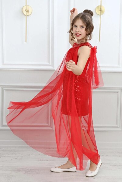 Wild Flower Paiete Paiete Brodat Detaliu Tulle Fata Copil Negru Absolventa Nu...