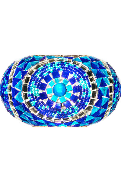 Demmex Otantik Mozaik Avize Aplik Lambader Cam 18 Cm Sadece Cam Aparat Yoktur