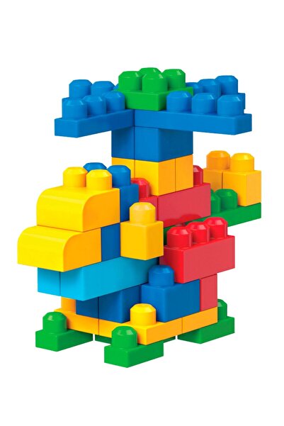 MEGA BLOCKS MB First Builders Big Building Bag 80pcs Classic - DCH63