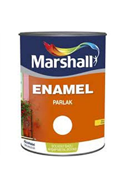 Marshall Enamel Solvent Bazlı Ahşap-metal Boyası Parlak Beyaz 2,5lt