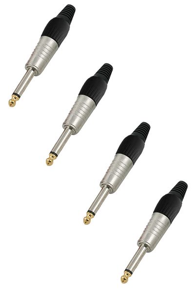 Hepa-Merz Hepa Merz Sfc-m63-4x 6.35mm Mono Jack Guitar Jack Male Jack (4 PCS)