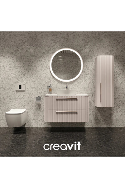 Creavit Eg321 Elegant Kanalsız Asma Klozet, Yavaş Kapanan Kapak