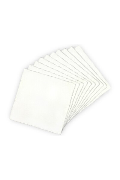Sema Baby White 10-Piece Combed Cotton Baby Wipes - Double Layer