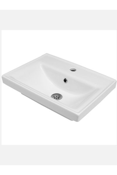 Fizzy Banyo LİVVİT 50x38 Seramik Lavabo Taşı