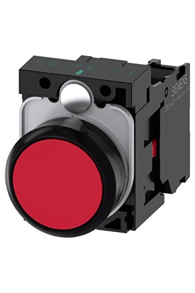 Siemens 1nc Kontaklı Kırmızı Buton 22 Mm 3su1100-0ab20-1ca0