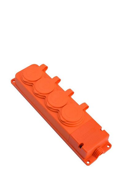 Bylion Orange Rubber Quadruple Group Socket - 4Kmp-O