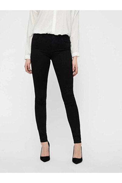 JILLY بنطلون جينز نسائي أسود ضيق الساق من فيكتوريا
