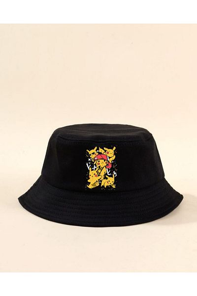 Toum Blunt Blunt Pikachu Bucket Fisherman Hat
