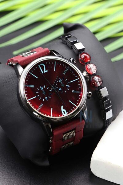 Northwatch Bileklik Hediyeli Quartz Analog Erkek Kol Saati