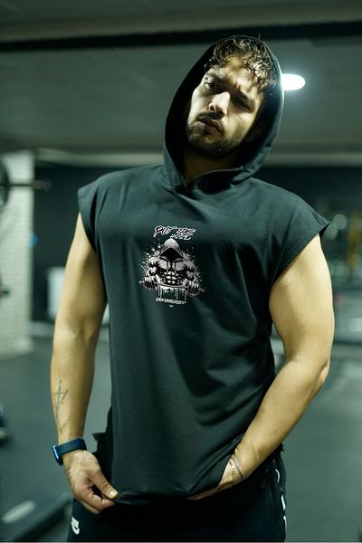 Oxlade Put The Hood Do Deadltift Athlete Tank Top Sleeveless Gym Toptank Hood®