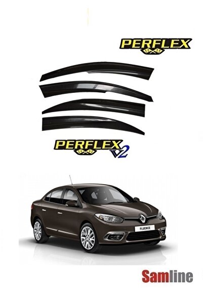 PERFLEX Renault Fluence 2013 Modeller için Cam Rüzgarlığı Takımı 4'lü Set