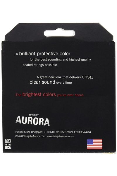 Aurora Electric Guitar string (9-42 Electric string) Black Color