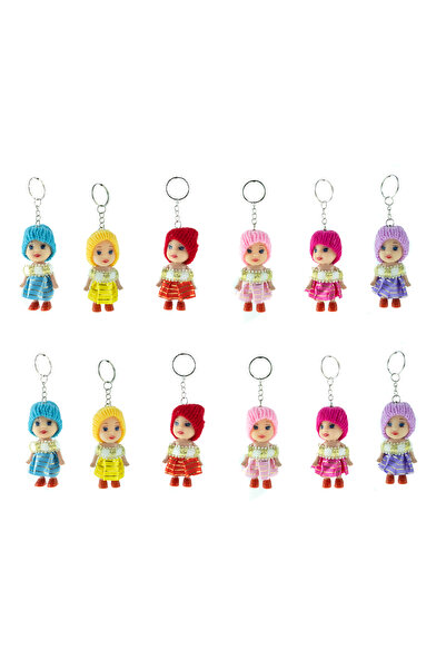 Erzi Oyuncak Parmak Bebekler Anahtarlıklı 12'li Set