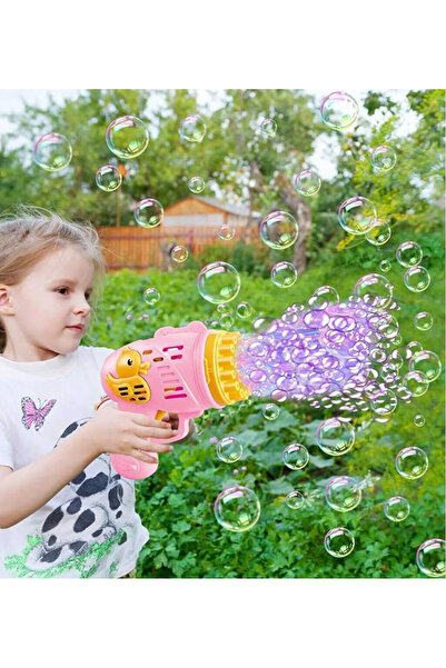 LRS STORE Pilli Köpük Baloncuk Makinesi Tabancası Yeni Tasarım Bol Köpük Süpe...