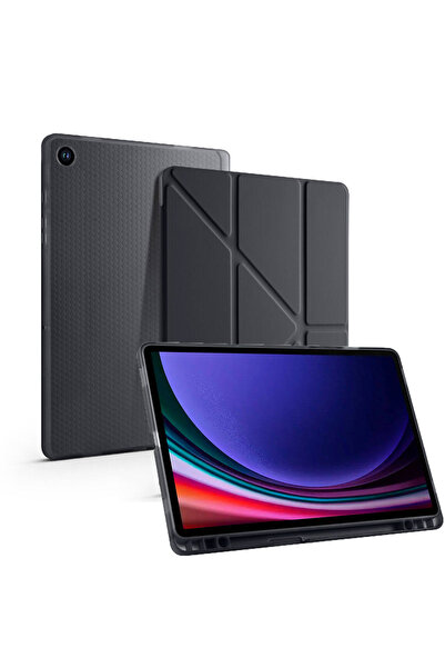 UnDePlus Samsung Galaxy Tab S6 Lite 2024 P620 P610 Kılıf Kalem Bölmeli Trifol...