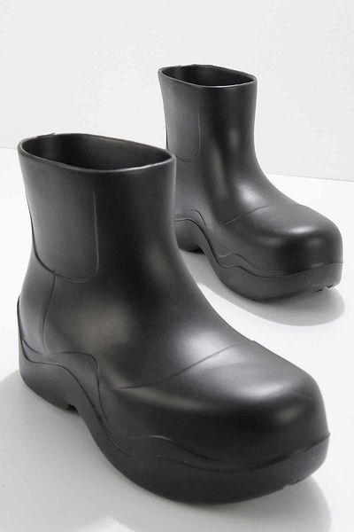 Bambi Schwarze PVC-Stiefel und Booties für Damen K02819300023