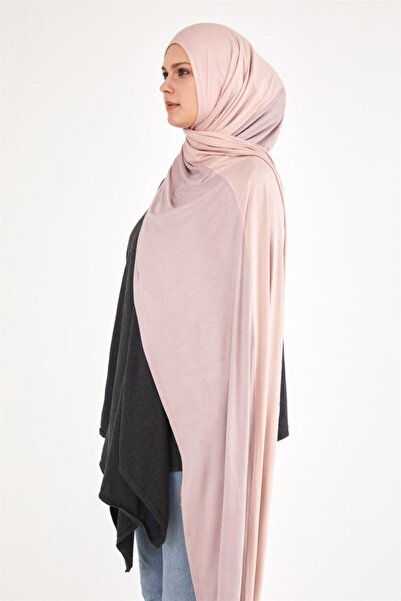 Differenza Two-Color Combed Cotton Shawl Lilac\powder