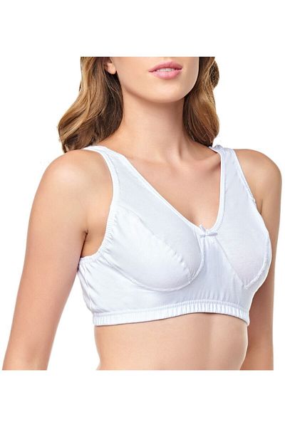 OMODAM Pack of 4 Tutku Combed Cotton Half Tank Top Lamp Bra