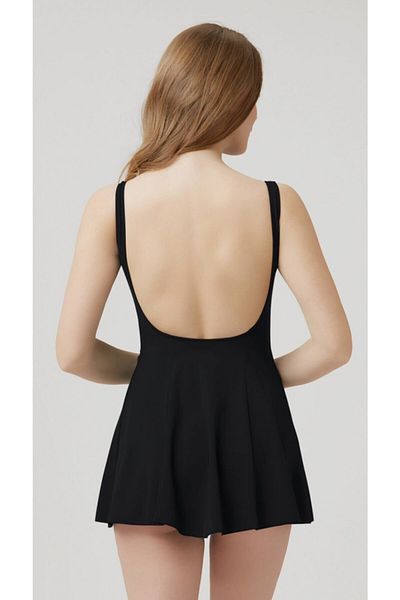 Kom Black Rota Women's Dress - Swimsuit and Skirt Swimwear