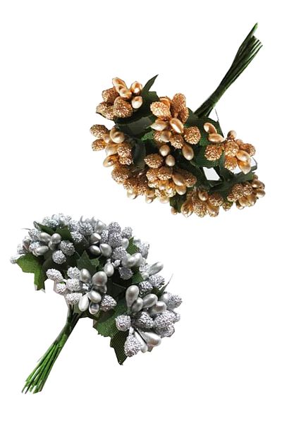 Nikah Şekeri Market Χρυσό στολίδι Cipso Chickweed Flower 144 τεμαχίων