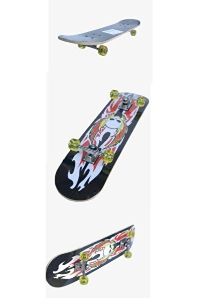 Genel Markalar Silikon Teker Kemik Desen Üstü Zımparalı Kaykay  80 cm