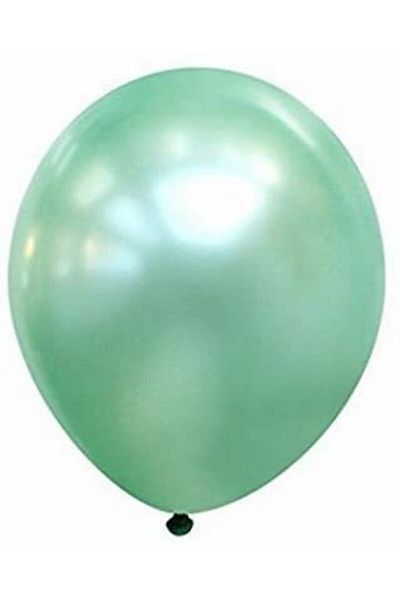 Parti dolabı 50 Pack Macaron Pink - Macaron Mint Water Green - Metallic Gold Golden Yellow Balloon