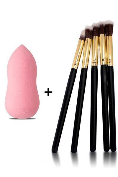 İzla Πινέλο Blending 5 Pack + Σφουγγάρι Μακιγιάζ Estella