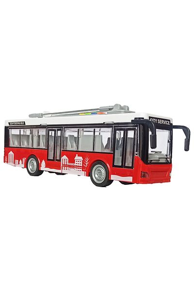 PopŞeker Trolleybus City Bus with Sound, Light and Opening Doors