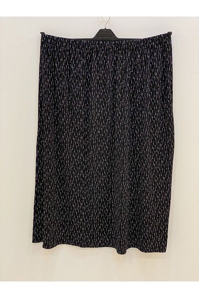 modagüven Piece Flared Elastic Waist Mother Skirt
